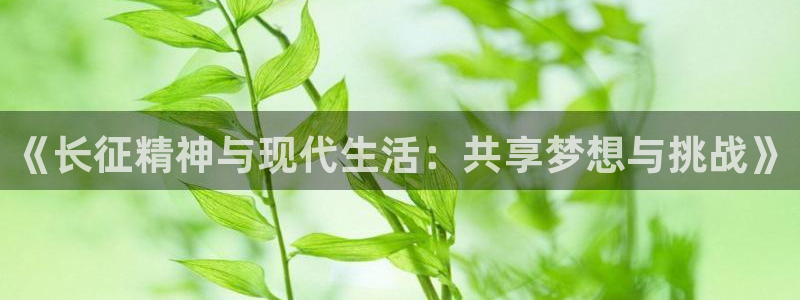 极悦娱乐退款怎么退：《长征精神与现代生活：共享梦想与挑战》